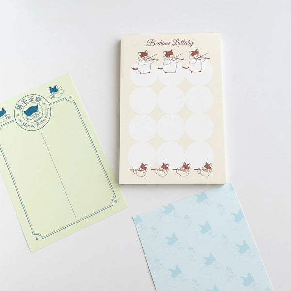 Nekocha Memo Pad: Kitty Tea Party