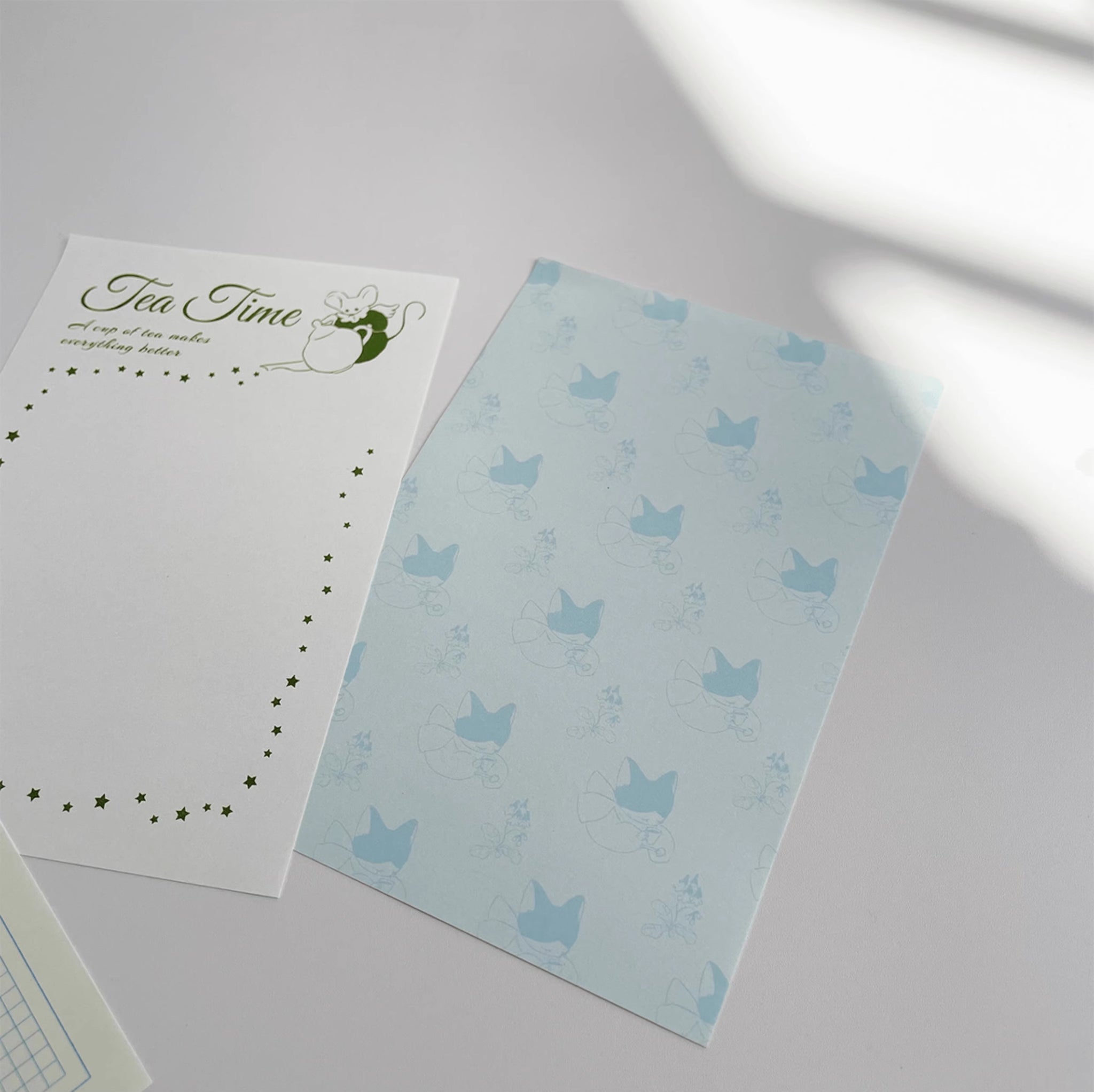 Nekocha Memo Pad: Kitty Tea Party