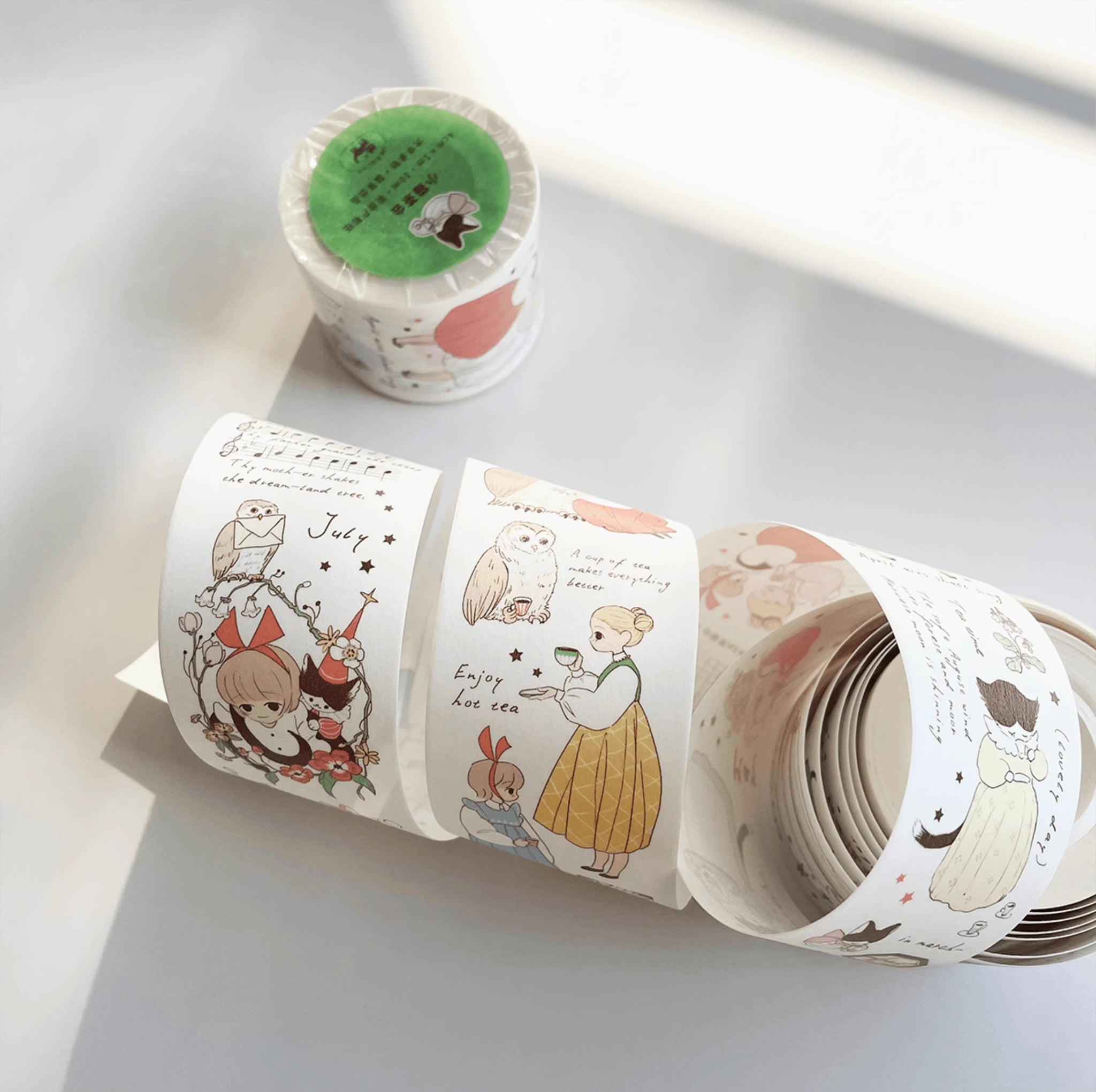 Nekocha Masking Tape: Kitty Tea Party