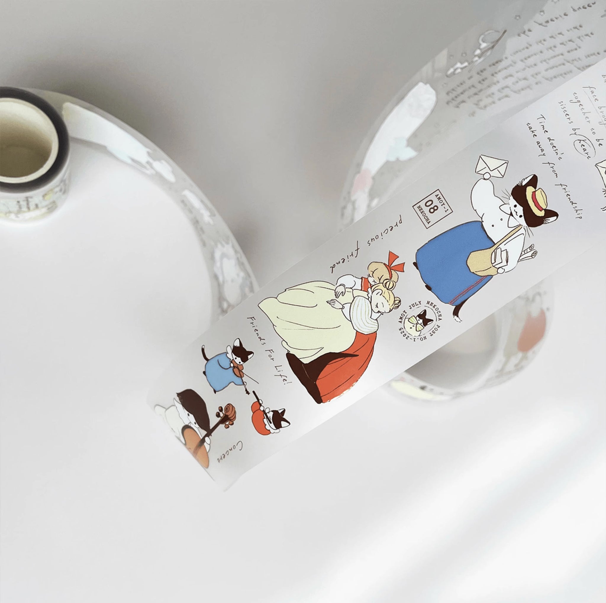 Nekocha Masking Tape: Kitty Tea Party