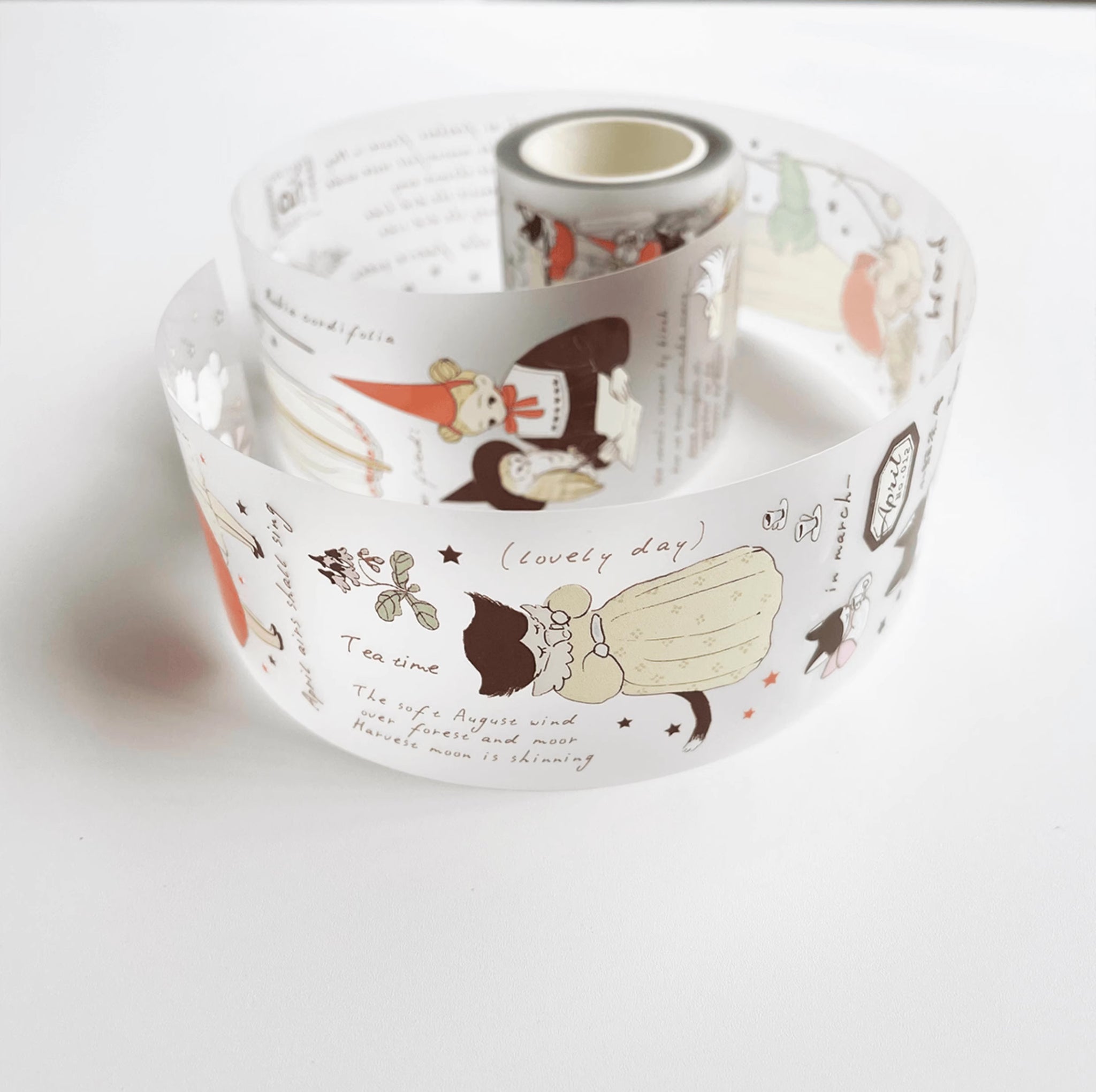 Nekocha Masking Tape: Kitty Tea Party