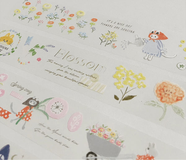 Nekocha Masking Tape: Kitty's Flower House in the Woods