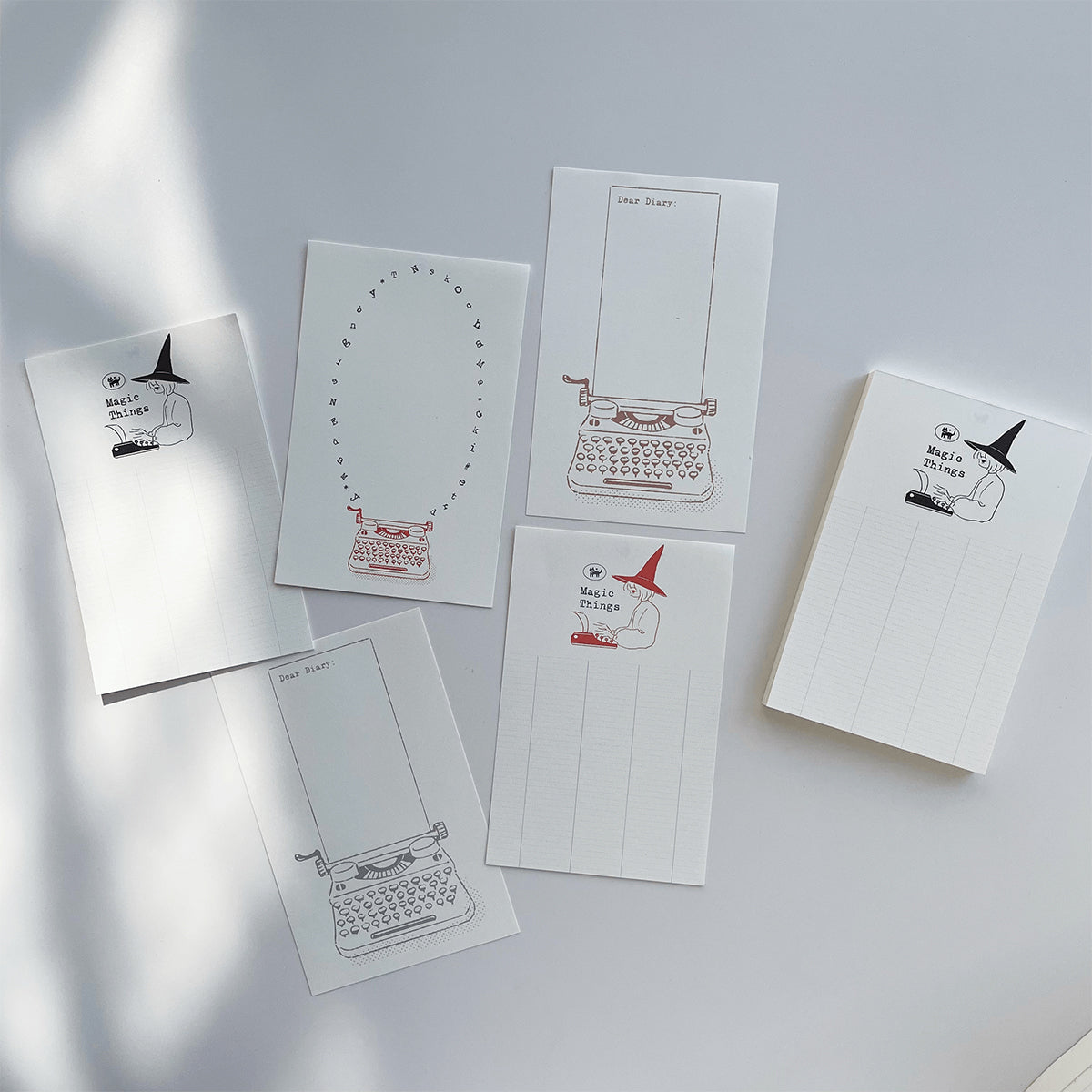 Nekocha Memo Pad: Little Witch Typewriter