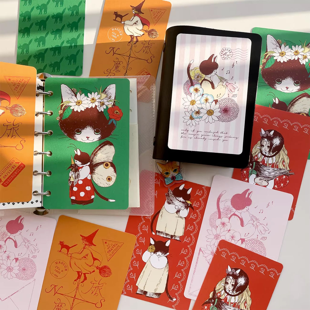 Nekocha A7 Journaling Cards Set