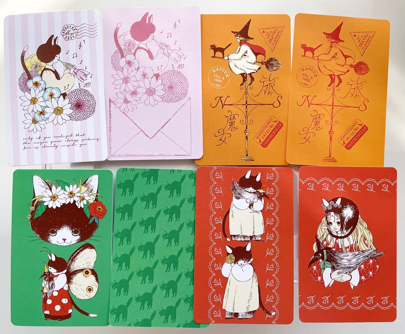 Nekocha A7 Journaling Cards Set