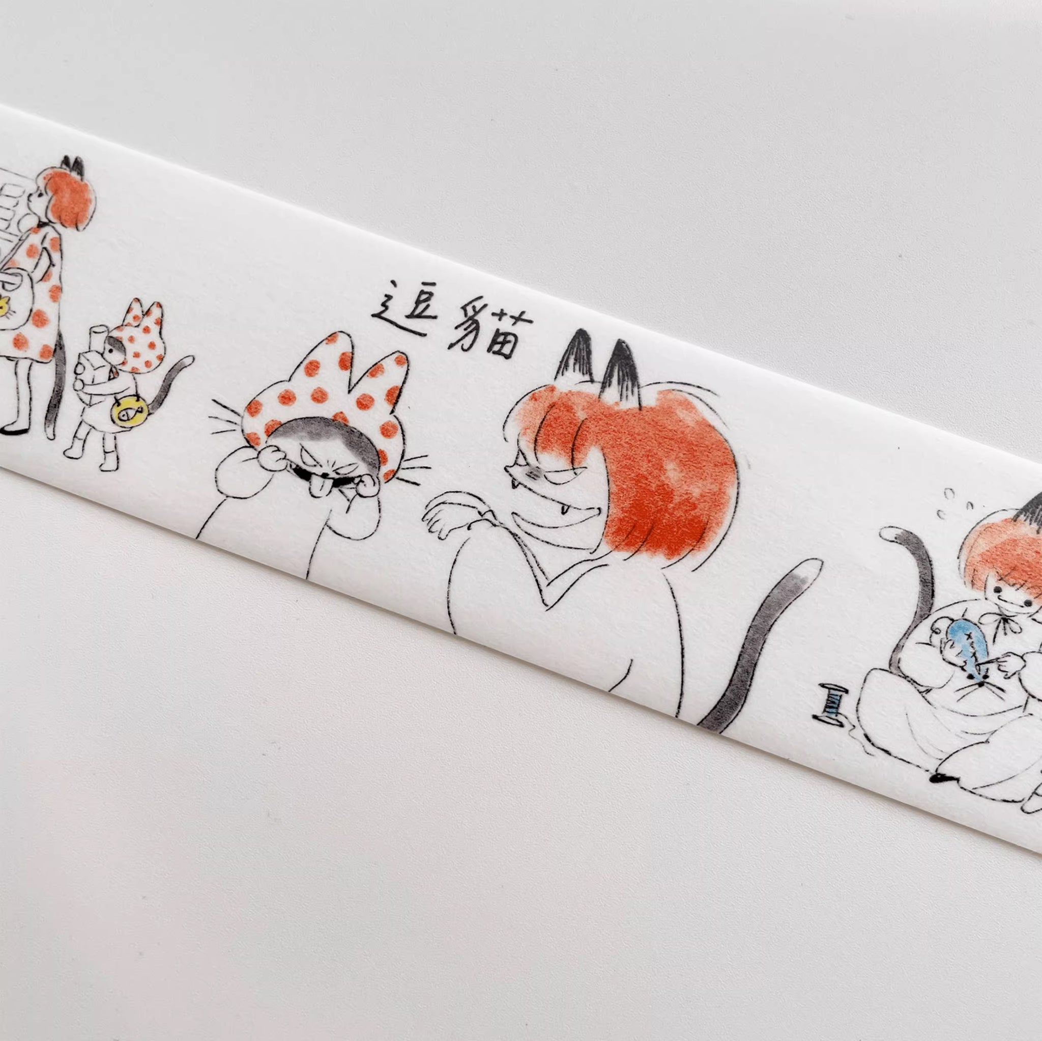 Nekocha Washi Tape: Mommy and Kitty