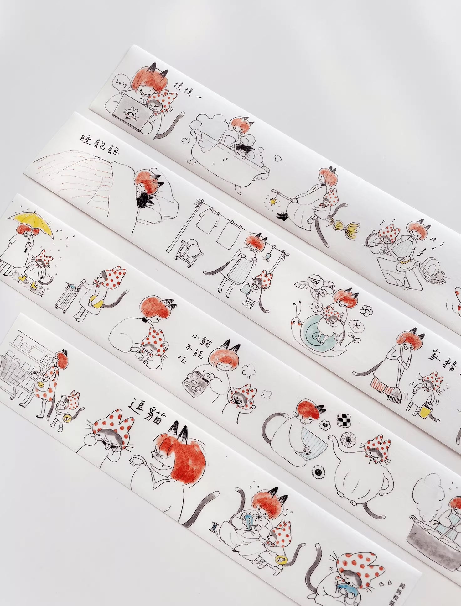 Nekocha Washi Tape: Mommy and Kitty