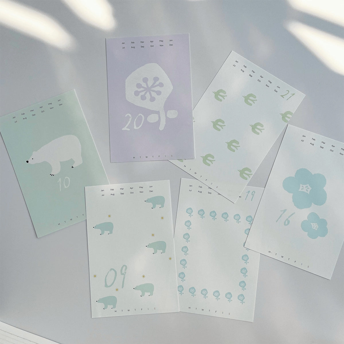 Nekocha Memo Paper: Poetry of Life Calendar