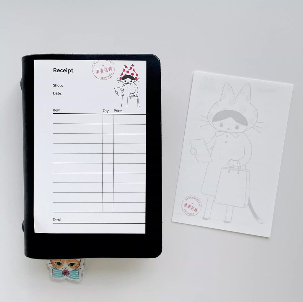 Nekocha Memo Pad: Receipt