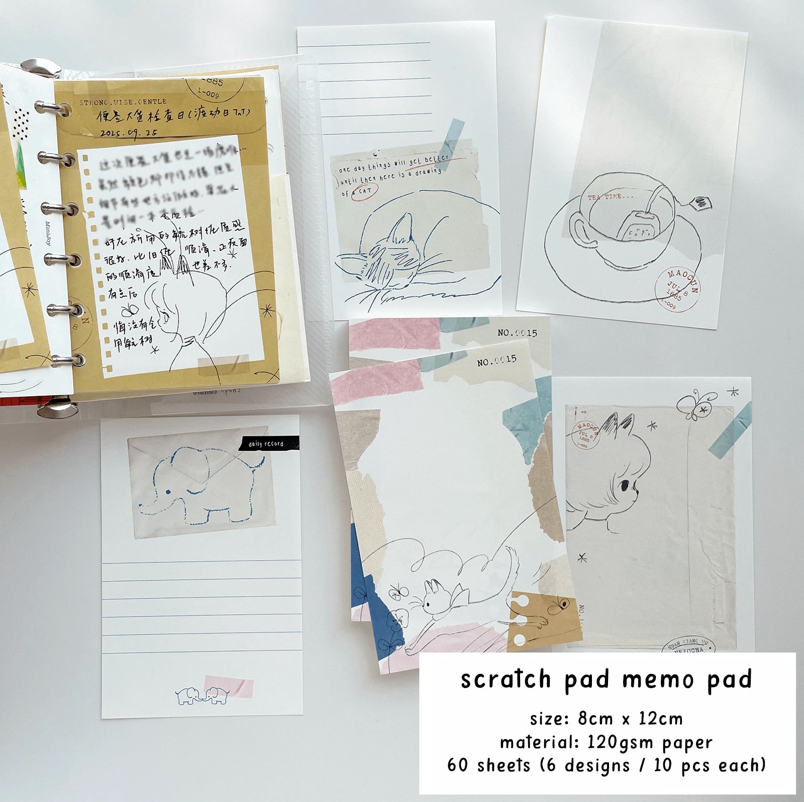Nekocha Memo Pad: Scratch Pad