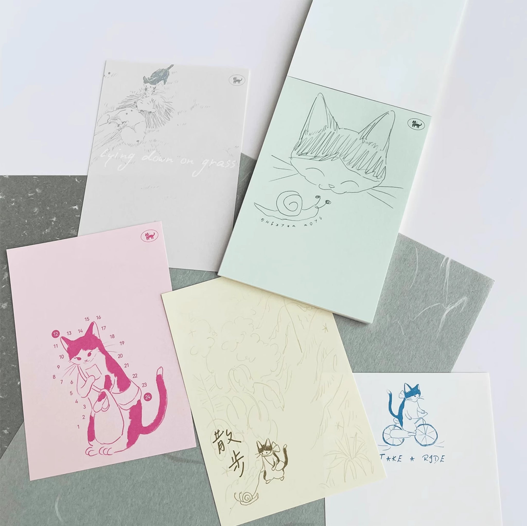 Nekocha Memo Pad: Take A Walk