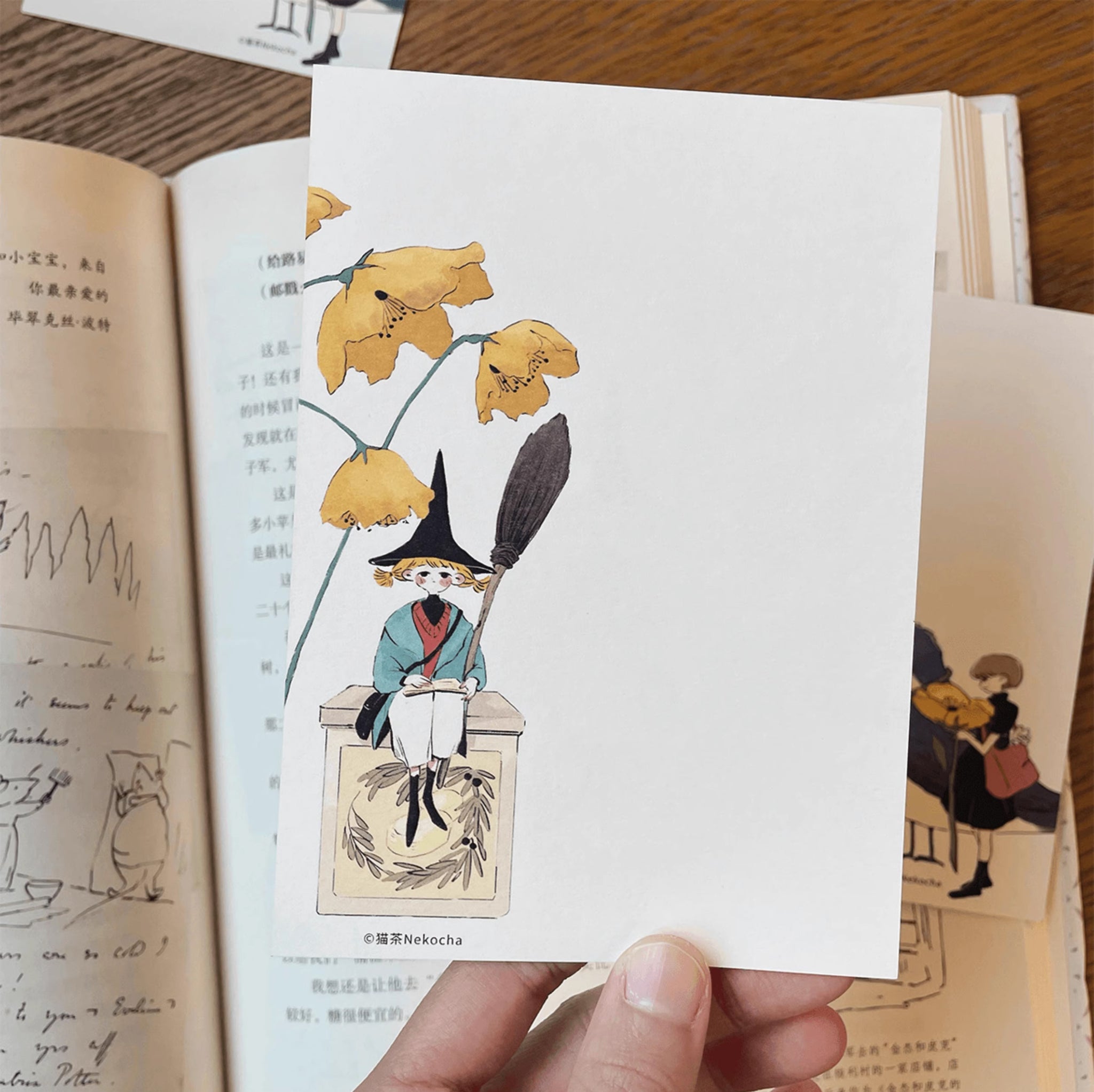 Nekocha Postcards: The Borrower