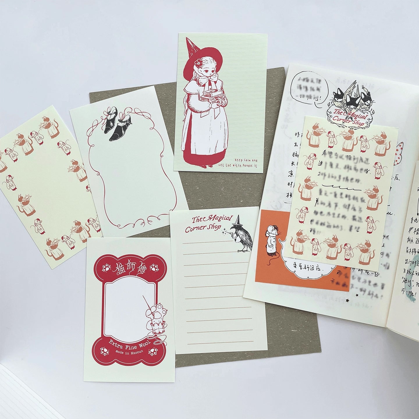 Nekocha Memo Pad: Magical Corner Shop