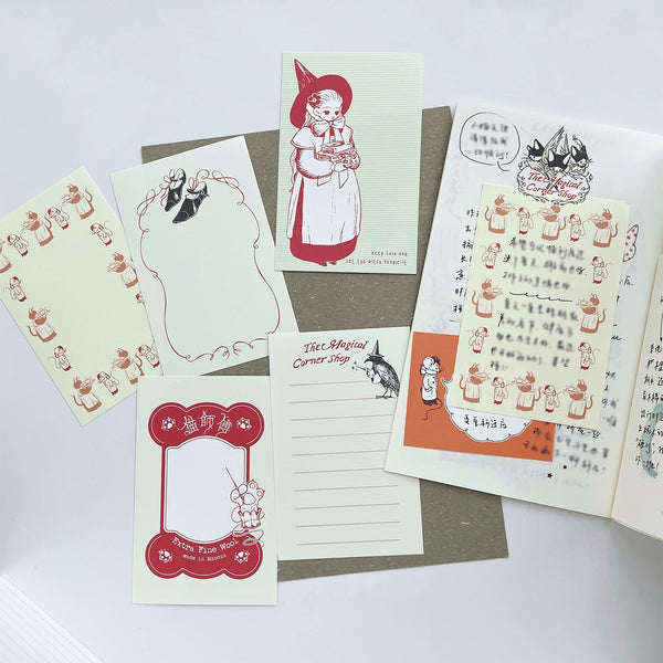 Nekocha Memo Pad: Magical Corner Shop