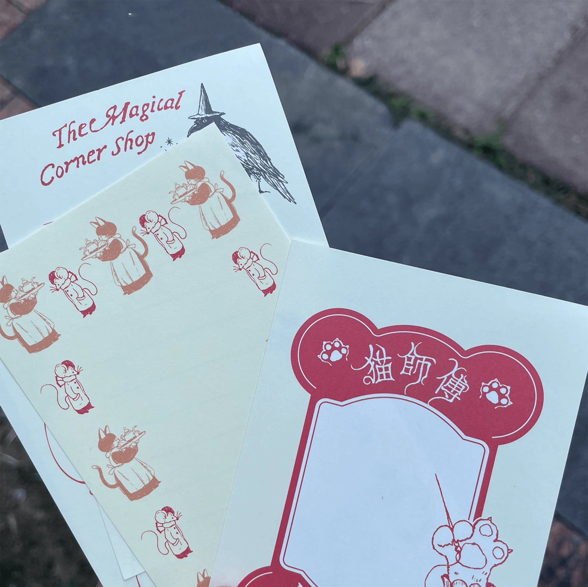 Nekocha Memo Pad: Magical Corner Shop