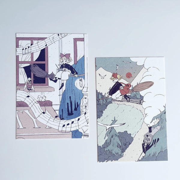 Nekocha Postcards: The Sorcerer's Apprentice (Set B)