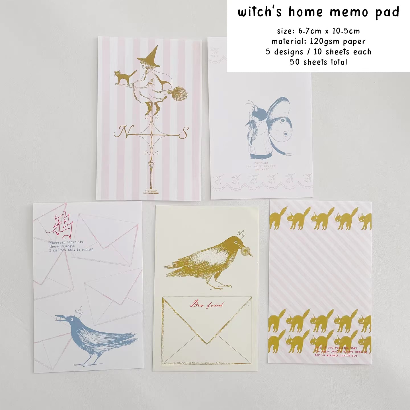 Nekocha Memo Pad: The Witch's Home