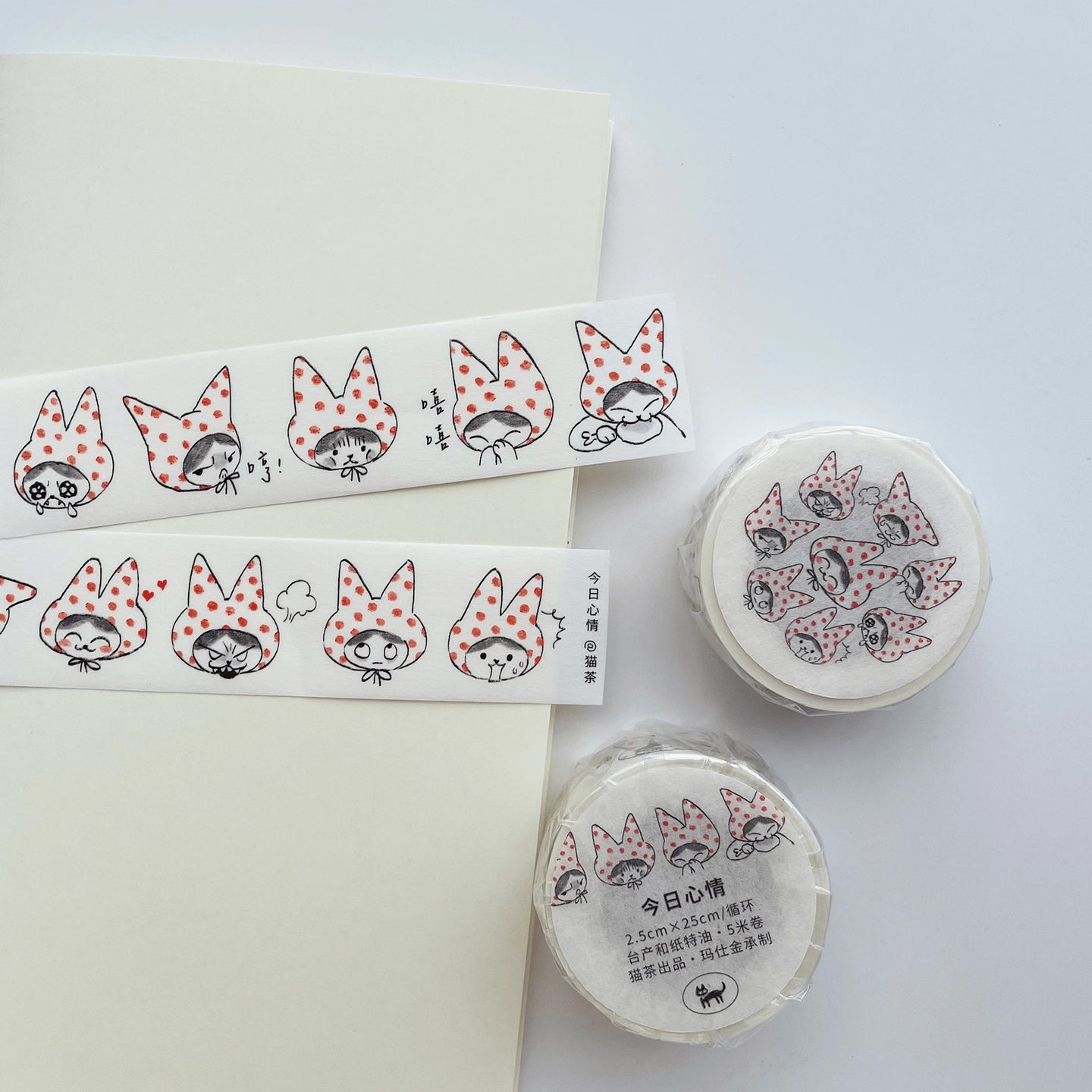 Nekocha Washi Tape: Today's Mood