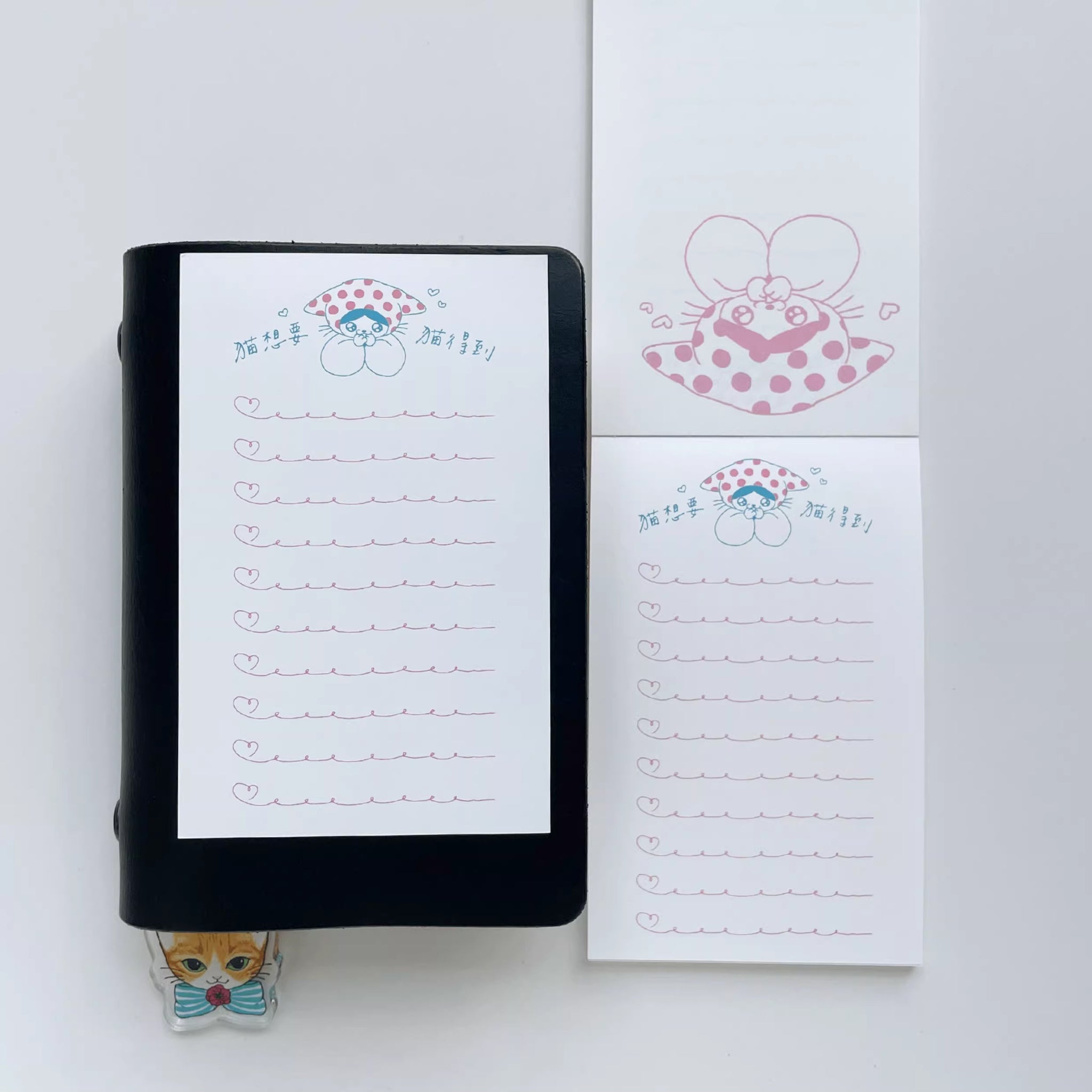Nekocha Memo Pad: Wishlist
