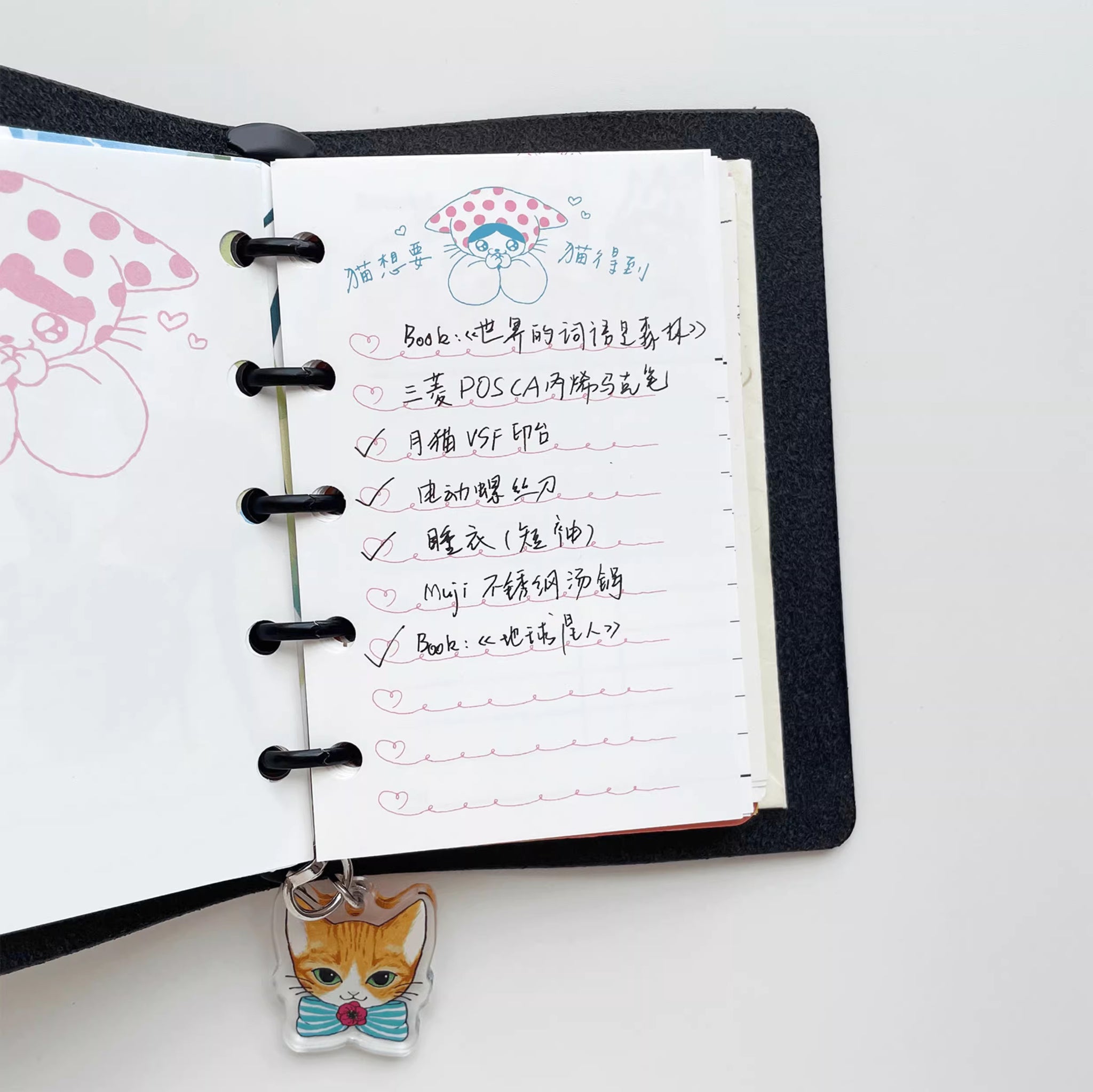 Nekocha Memo Pad: Wishlist