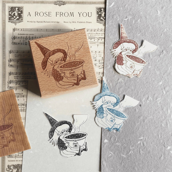 Nekocha Stamp: Witch's Brew