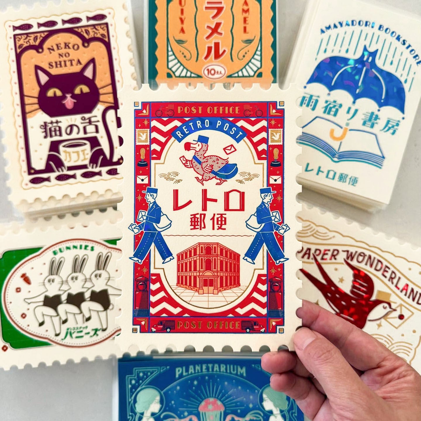 Ob1Toy Postcards: Retro Post