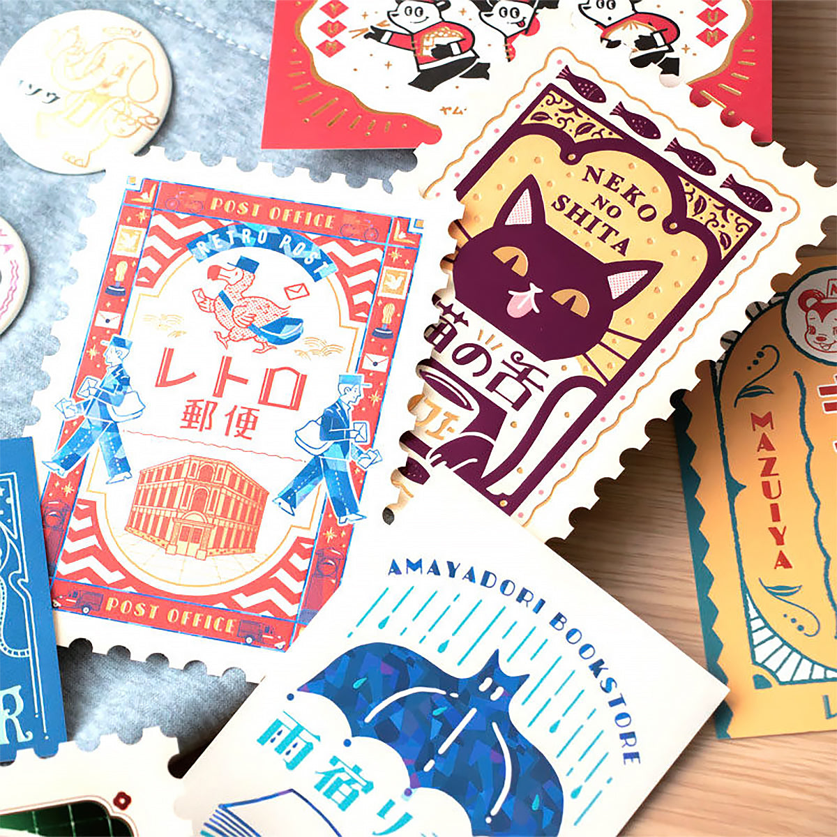 Ob1Toy Postcards: Retro Post