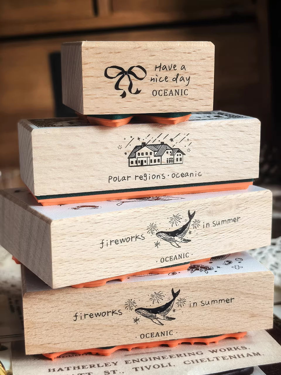 Oceanic Studio: Fireworks in Summer Stamp