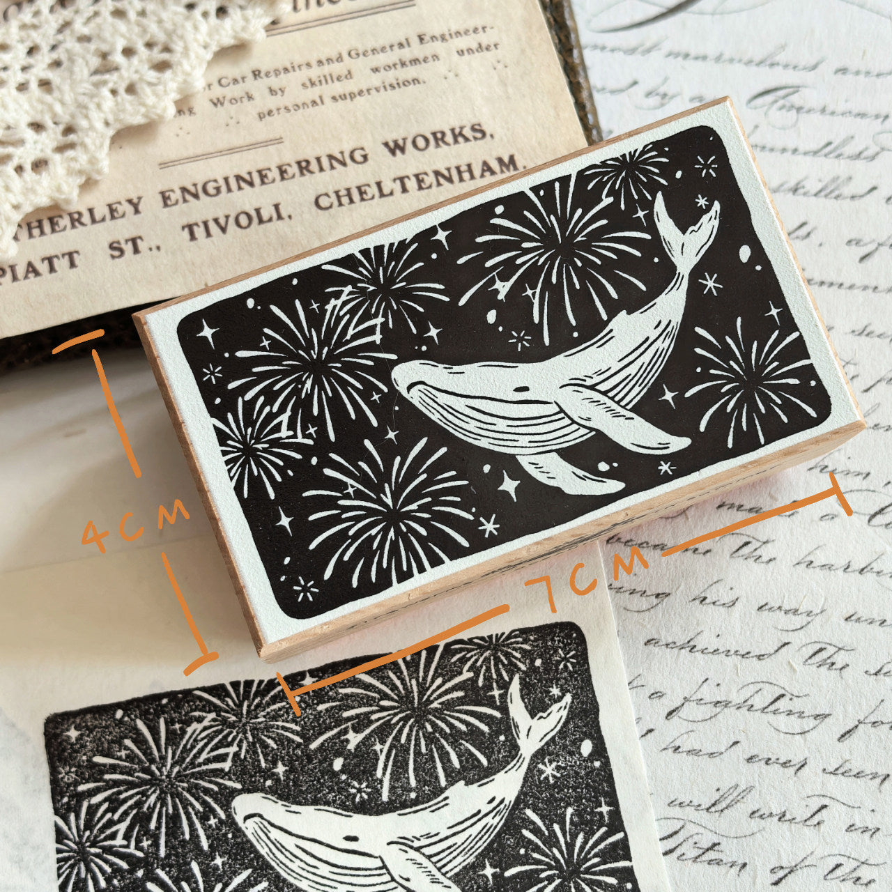 Oceanic Studio: Fireworks in Summer Stamp