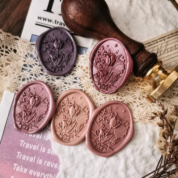 Oceanic Studio Wax Seal Stamp: Flower Bulb