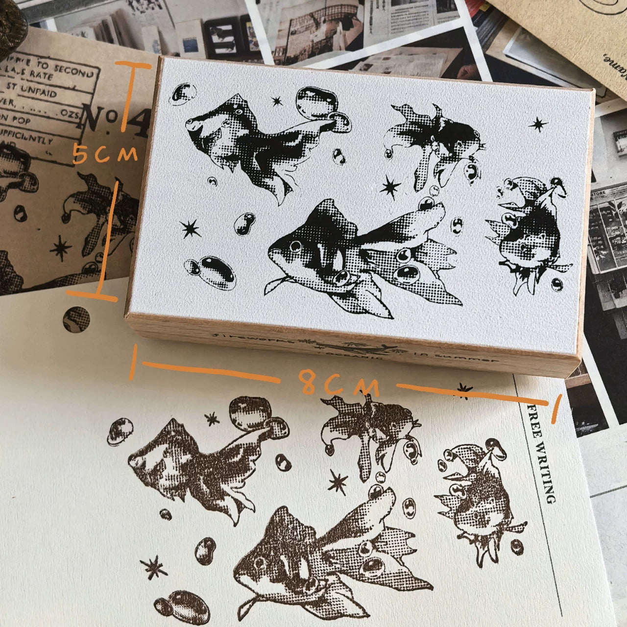 Oceanic Studio: Goldfish Dream Stamp