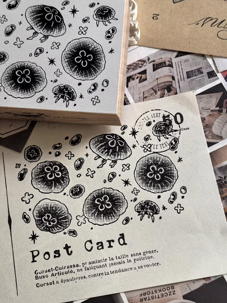 Oceanic Studio: Moon Jelly Stamp