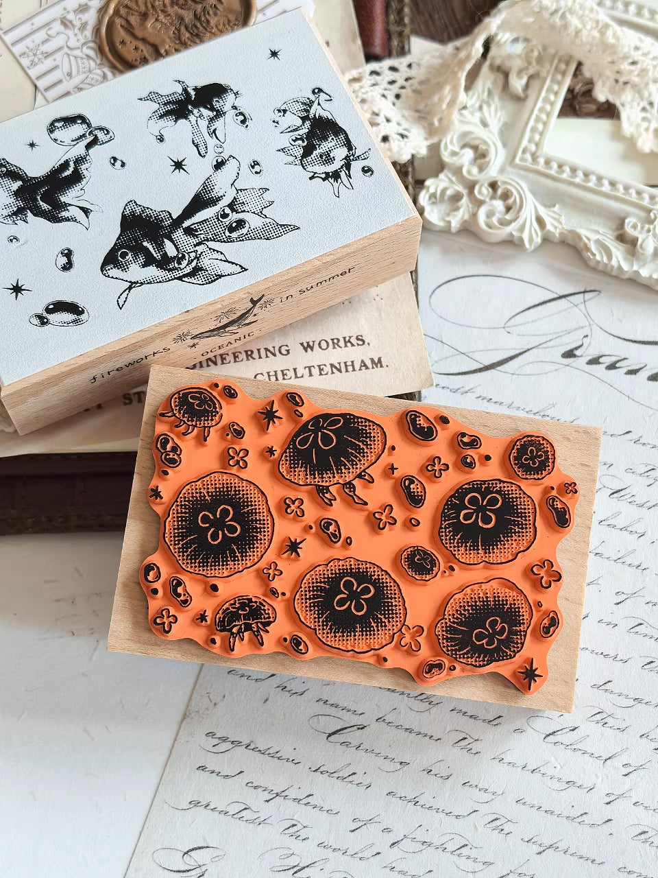Oceanic Studio: Moon Jelly Stamp