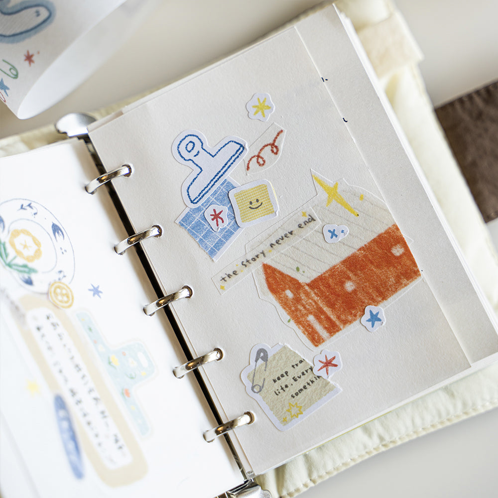 Orange Studio Washi Tape: Background and Graffiti