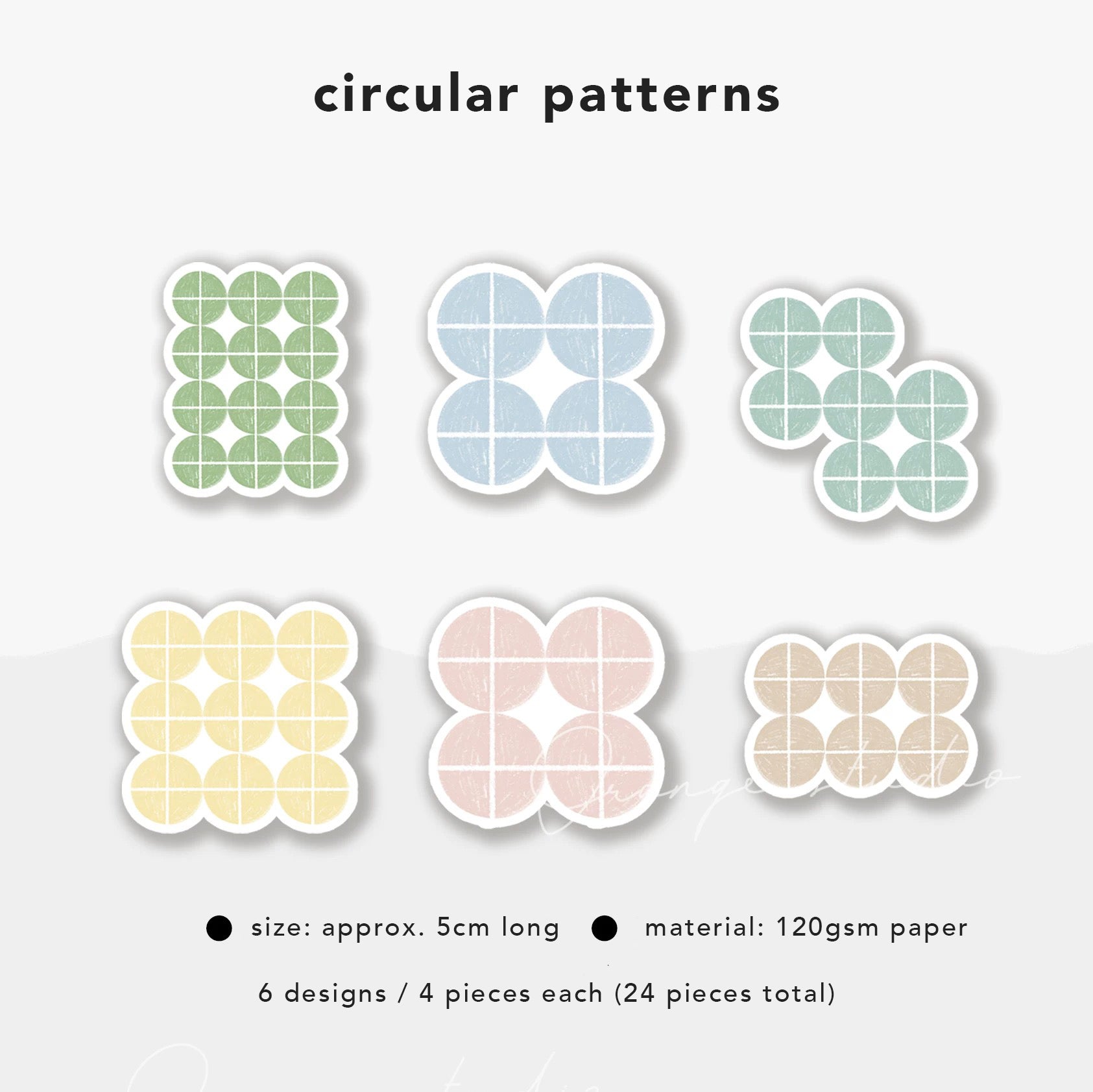 Orange Studio Memo Paper: Circular Series