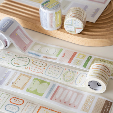 Orange Studio Washi Tape: Memo Notes and Frame Doodles