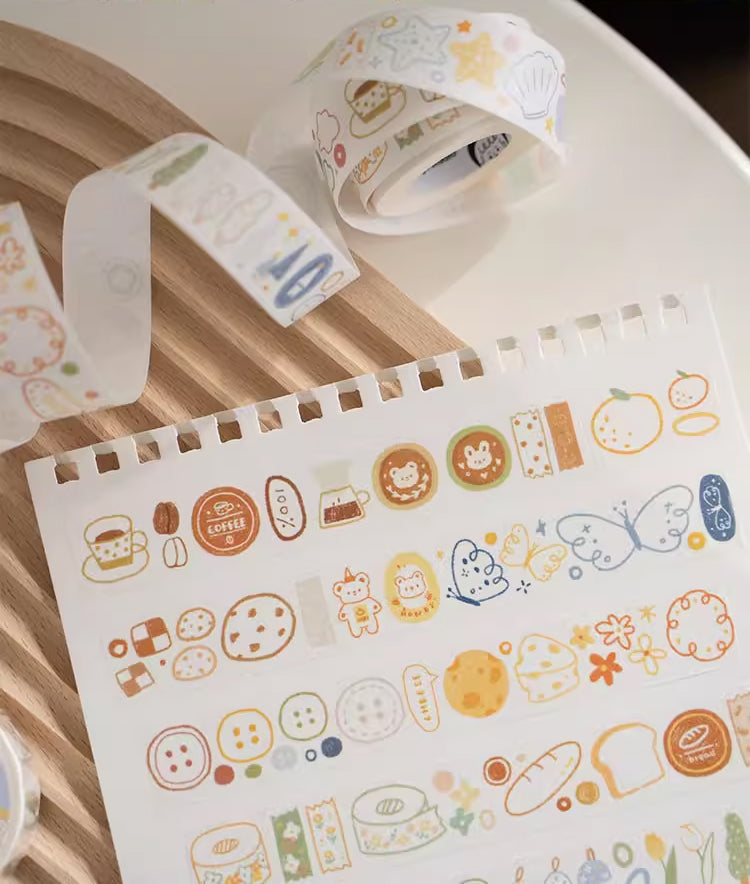 Orange Studio Washi Tape: Line Drawing