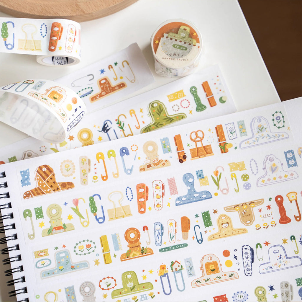 Orange Studio Washi Tape: Little Clips