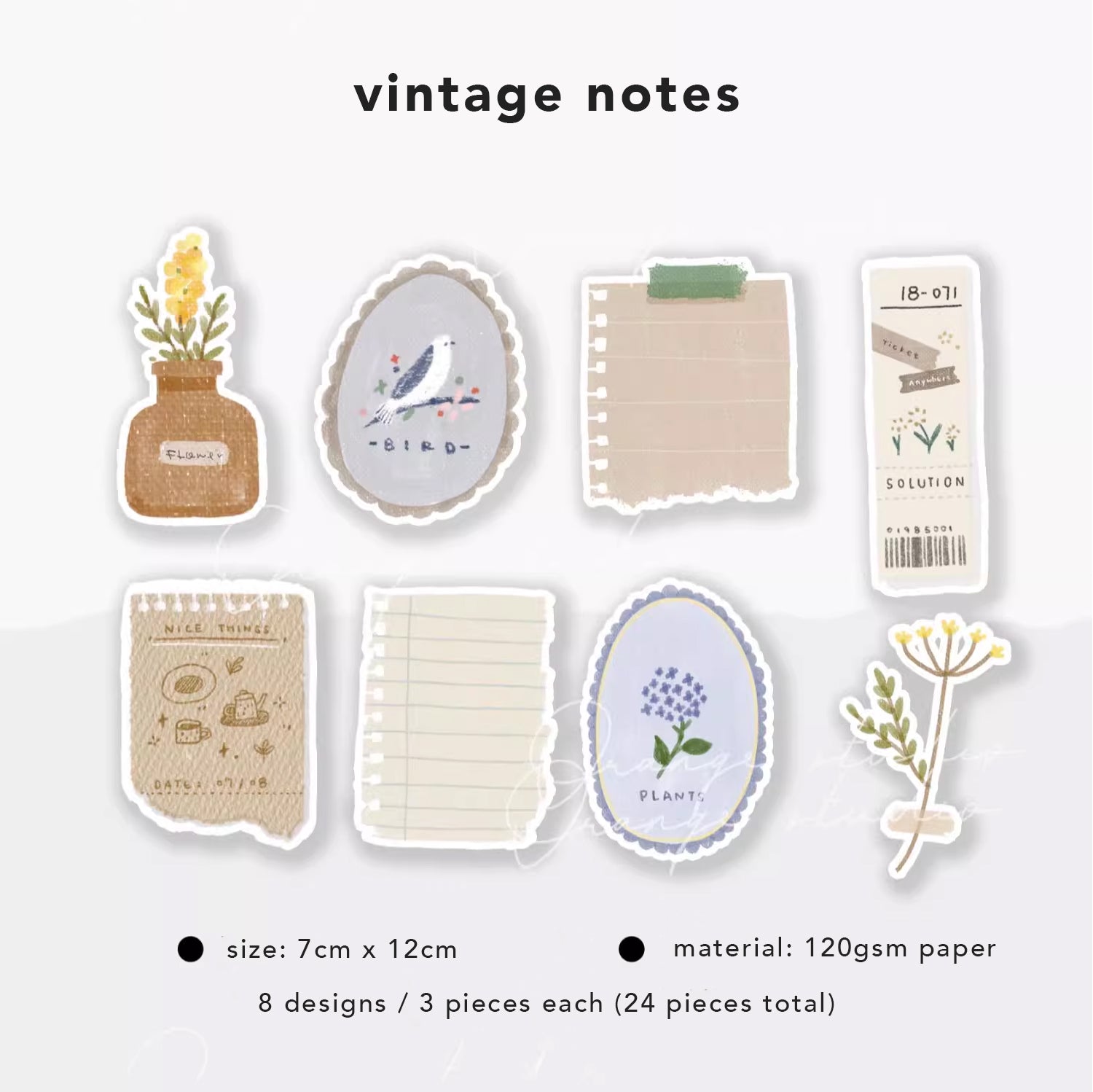 Orange Studio Memo Paper: Little Notes