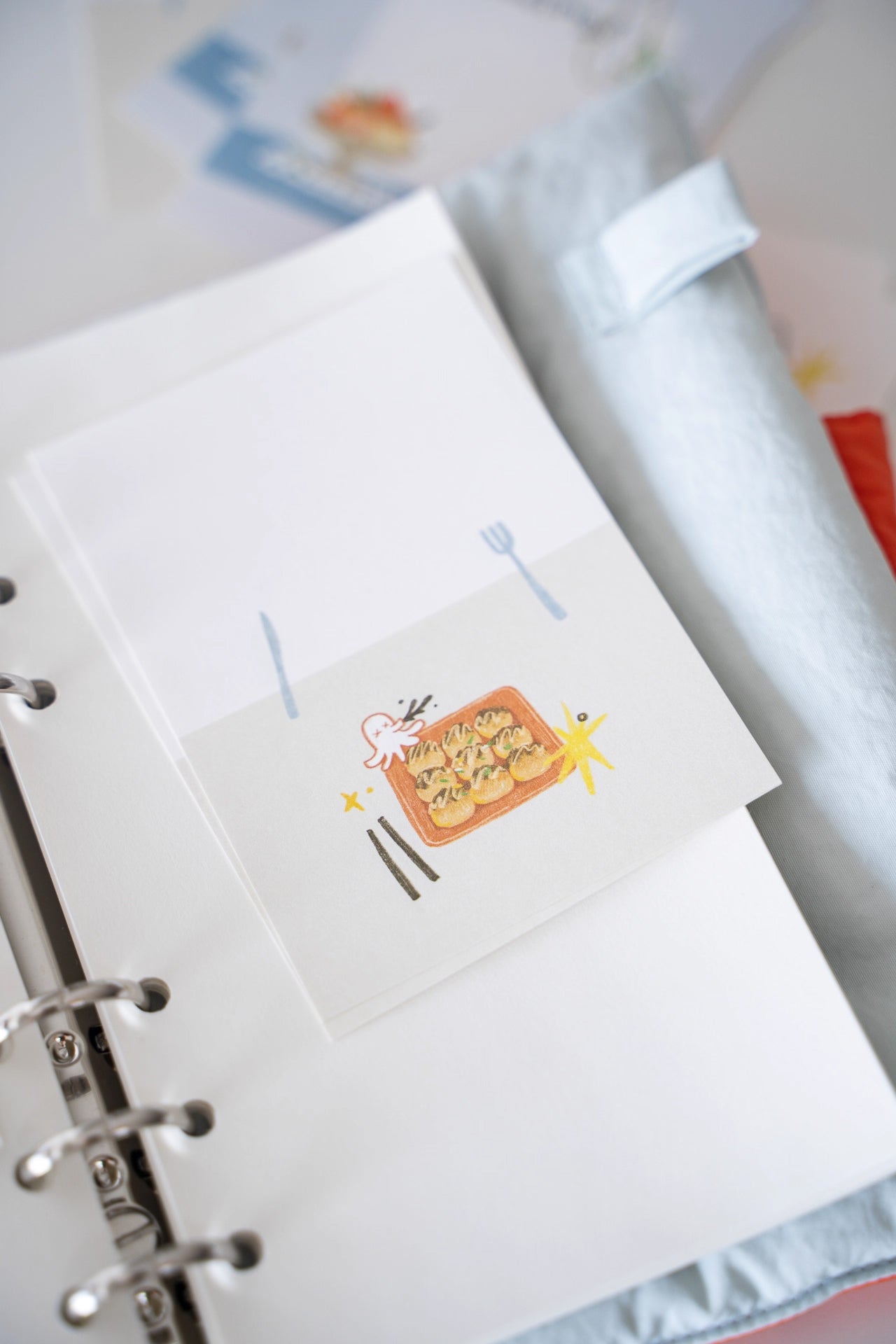 Orange Studio Memo Paper: Menu