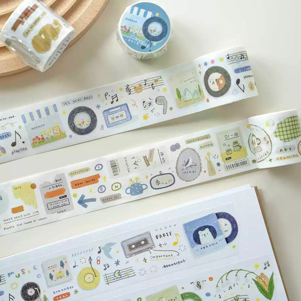 Orange Studio Washi Tape: Music Roll and Vintage Roll