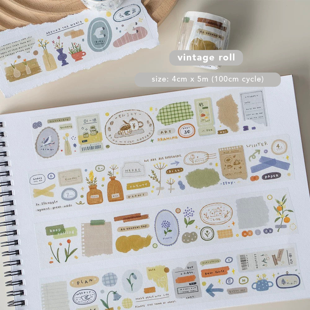 Orange Studio Washi Tape: Music Roll and Vintage Roll