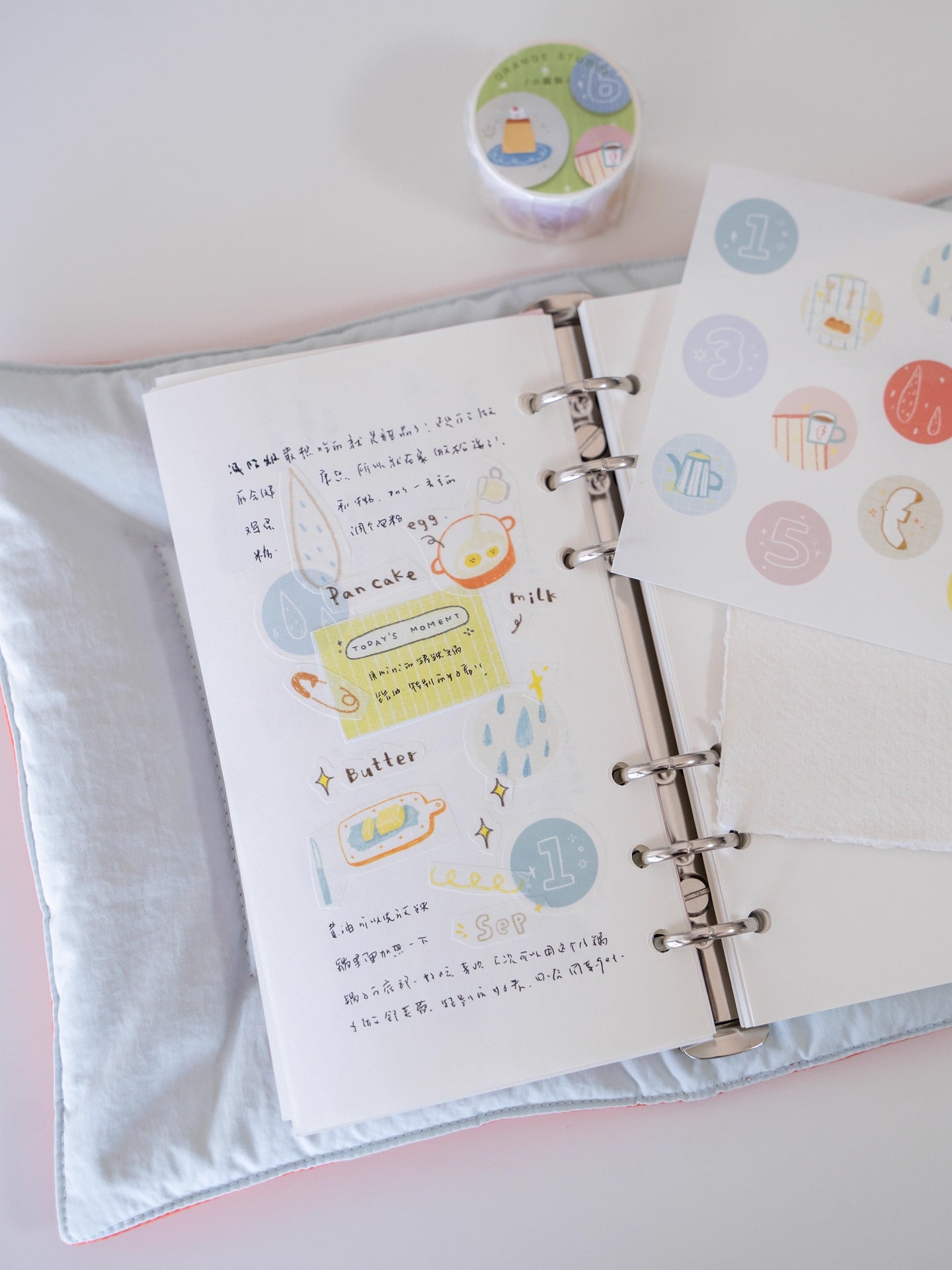 Orange Studio Washi Tape: Food Menu and Snacks Menu