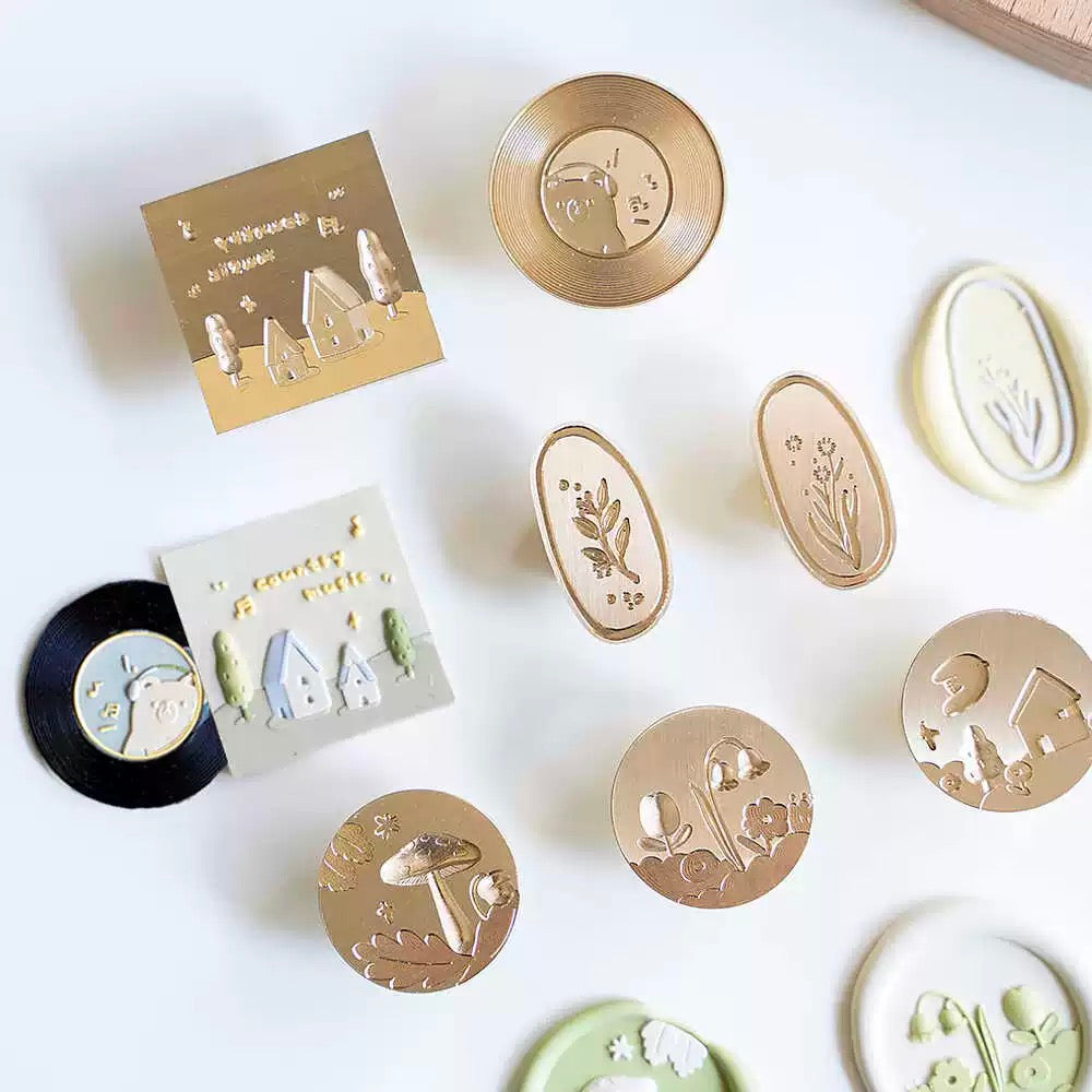 Orange Studio: Spring Music Wax Seal Stamps