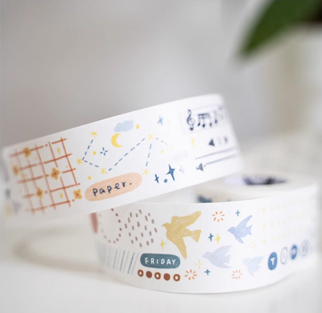 Orange Studio Washi Tape: Stars and Dots