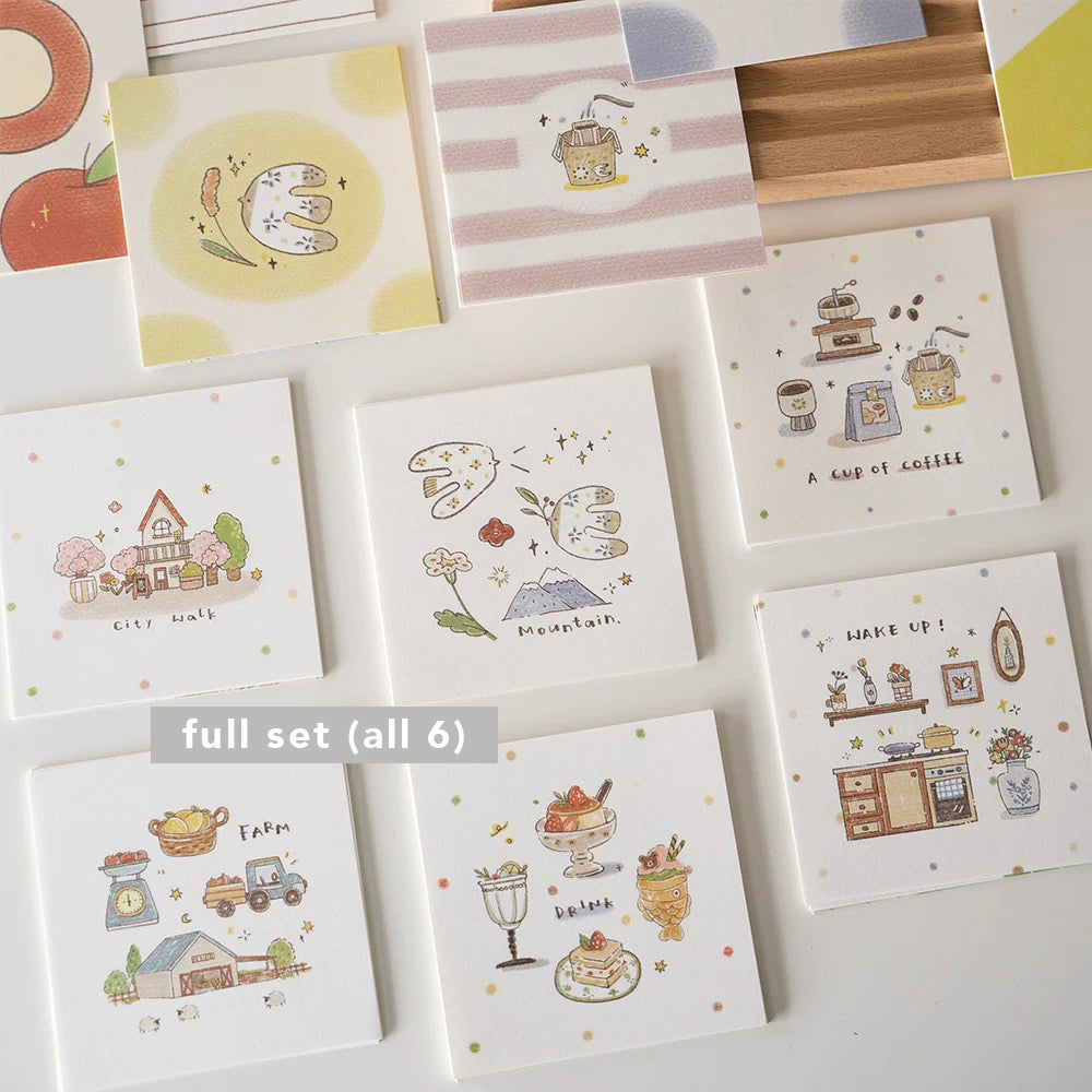 Orange Studio Memo Paper: Winter 2024 Collection