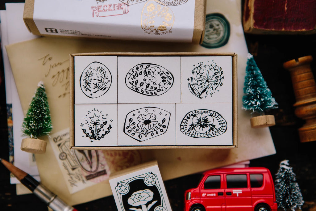 OURS Rubber Stamp Set: Central Post B