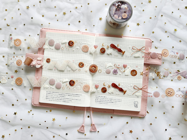 Button Rabbit PET Tape