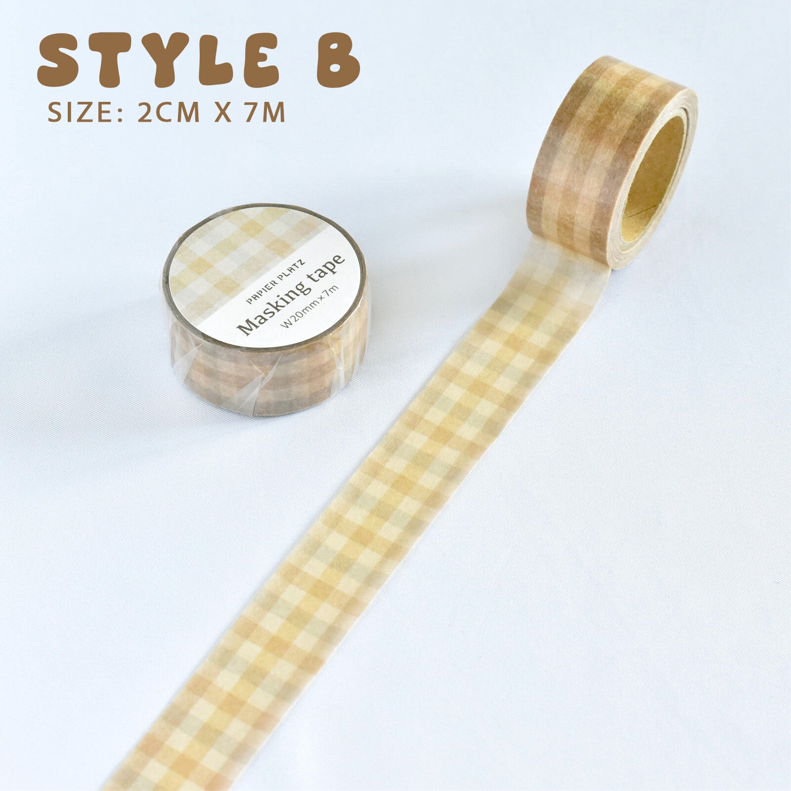 Papier Platz Neutral Grid Washi Tapes