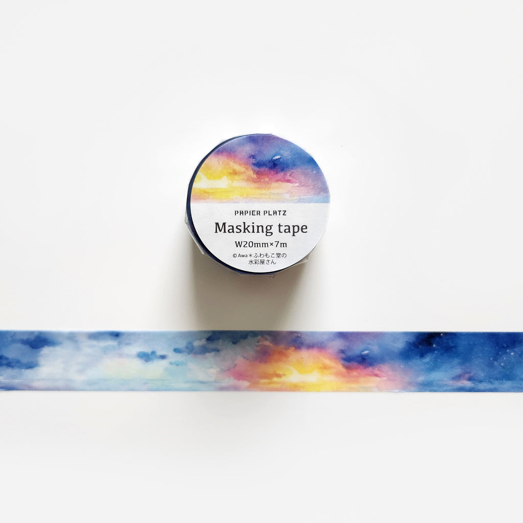 Papier Platz Washi Tape: Colorful Sky